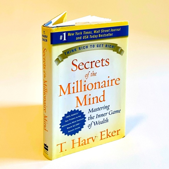 Signed Secrets Of The Millionaire Mind by T Harv Eker Hardcover - Picture 1 of 6